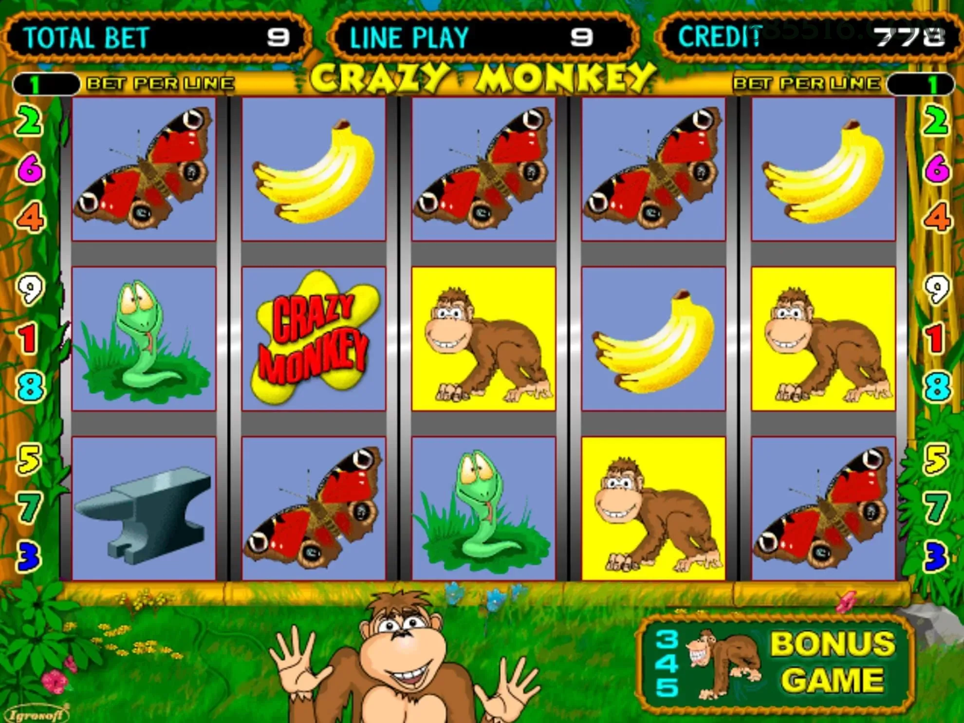 Slots online da 6855 com jackpots progressivos